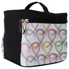 Valentine Hearts Make Up Travel Bag (big) by HermanTelo