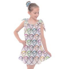 Valentine Hearts Kids  Tie Up Tunic Dress