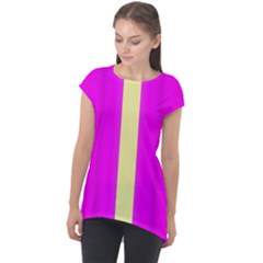 Colors And More Wonderful Colors Cap Sleeve High Low Top by pepitasart