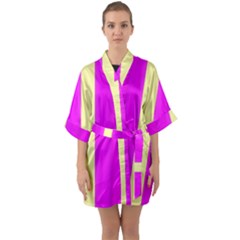 Colors And More Wonderful Colors Quarter Sleeve Kimono Robe by pepitasart