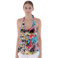 Paint Me Down 4 Babydoll Tankini Top by impacteesstreetwearsix