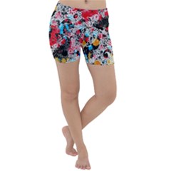 Paint Me Down 4 Lightweight Velour Yoga Shorts