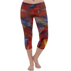 Electric Guitar Capri Yoga Leggings by WILLBIRDWELL