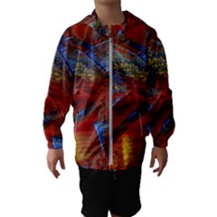 Electric Guitar Kids  Hooded Windbreaker by WILLBIRDWELL