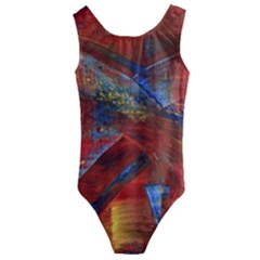 Electric Guitar Kids  Cut-out Back One Piece Swimsuit by WILLBIRDWELL