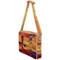 Rainbow Waves Cross Body Office Bag by WILLBIRDWELL