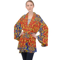 Ml 196 Velvet Kimono Robe by ArtworkByPatrick