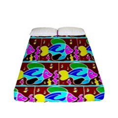 Fish 3 Fitted Sheet (full/ Double Size) by ArtworkByPatrick