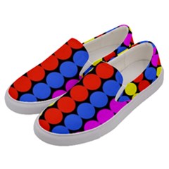 Dots 3d Men s Canvas Slip Ons