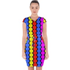 Dots 3d Capsleeve Drawstring Dress  by impacteesstreetwearsix