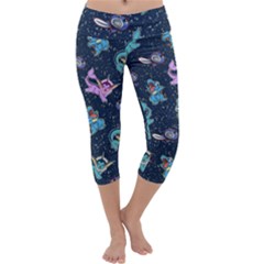 water type Capri Yoga Leggings