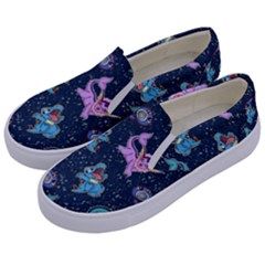 Water Type Kids  Canvas Slip Ons by Mezalola