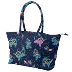 water type Canvas Shoulder Bag