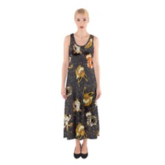 Normal Type  Sleeveless Maxi Dress by Mezalola