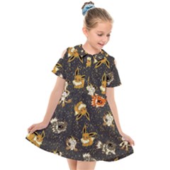 Normal Type  Kids  Short Sleeve Shirt Dress by Mezalola