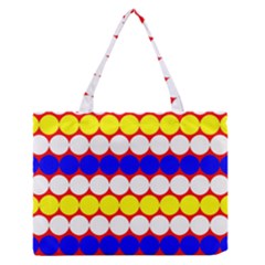 Dots 2 Colours Zipper Medium Tote Bag by impacteesstreetwearsix