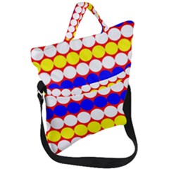 Dots 2 Colours Fold Over Handle Tote Bag by impacteesstreetwearsix