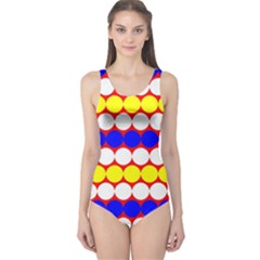 Dots 2 Colours One Piece Swimsuit by impacteesstreetwearsix