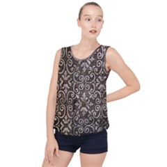 Grasmere Silver Bubble Hem Chiffon Tank Top