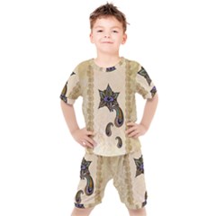 The Fantasy Eye, Mandala Design Kids  Tee And Shorts Set by FantasyWorld7