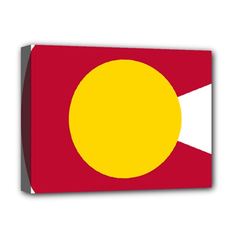 Colorado State Flag Symbol Deluxe Canvas 16  X 12  (stretched)  by FlagGallery