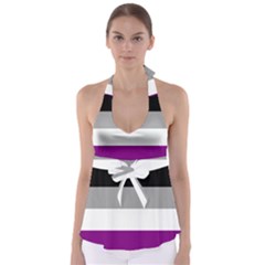 Asexual Pride Flag Lgbtq Babydoll Tankini Top by lgbtnation