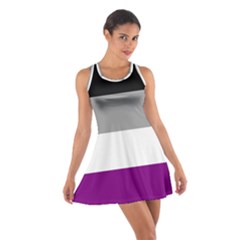 Asexual Pride Flag Lgbtq Cotton Racerback Dress by lgbtnation