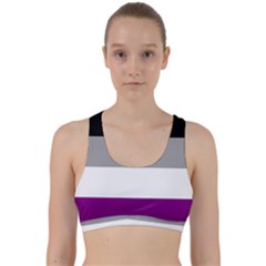 Asexual Pride Flag Lgbtq Back Weave Sports Bra by lgbtnation