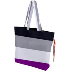 Asexual Pride Flag Lgbtq Drawstring Tote Bag by lgbtnation