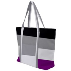 Asexual Pride Flag Lgbtq Zip Up Canvas Bag by lgbtnation