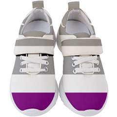 Asexual Pride Flag Lgbtq Kids  Velcro Strap Shoes by lgbtnation