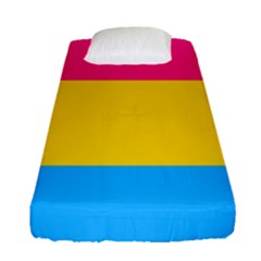 Pansexual Pride Flag Fitted Sheet (single Size) by lgbtnation