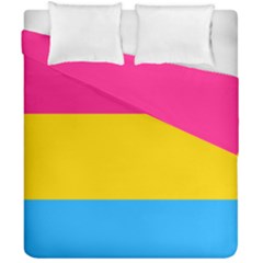 Pansexual Pride Flag Duvet Cover Double Side (california King Size) by lgbtnation