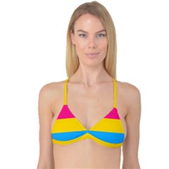 Pansexual Pride Flag Reversible Tri Bikini Top by lgbtnation