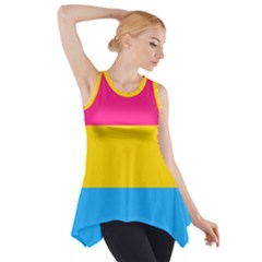 Pansexual Pride Flag Side Drop Tank Tunic by lgbtnation