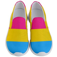 Pansexual Pride Flag Men s Lightweight Slip Ons by lgbtnation