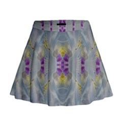 We Are Flower People In Bloom Mini Flare Skirt by pepitasart