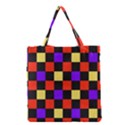 Checkerboard Again Grocery Tote Bag View1