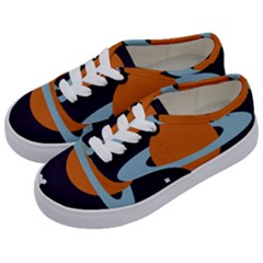 Planet Orbit Universe Star Galaxy Kids  Classic Low Top Sneakers by Pakrebo