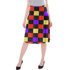 Checkerboard Again Midi Beach Skirt by impacteesstreetwearseven