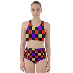 Checkerboard Again Racer Back Bikini Set by impacteesstreetwearseven