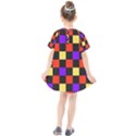 Checkerboard Again Kids  Smock Dress View2