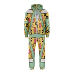 Pizza Slice Food Italian Hooded Jumpsuit (kids) by Pakrebo