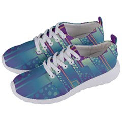 Non Seamless Pattern Background Men s Lightweight Sports Shoes