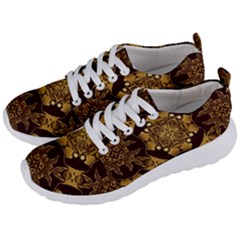 Gold Black Book Cover Ornate Men s Lightweight Sports Shoes