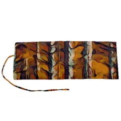 Forest Woods Trees Night Shadows Roll Up Canvas Pencil Holder (s)