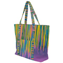 Background Colorful Texture Bright Zip Up Canvas Bag by Pakrebo