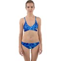 Strudel Blue White Light Blue Wrap Around Bikini Set View1