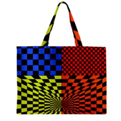 Checkerboard Again 7 Zipper Mini Tote Bag by impacteesstreetwearseven