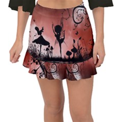 Little Fairy Dancing In The Night Fishtail Mini Chiffon Skirt by FantasyWorld7